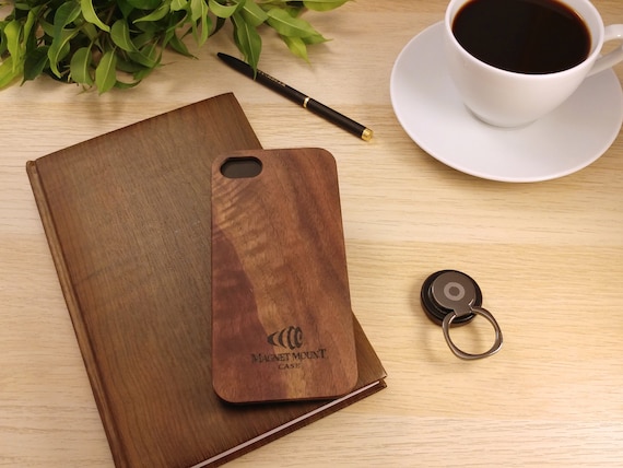 iPhone 8 Case /& Magnet Phone RingPhone StandCar Phone Holder-Customized Wood Case for iPhone 6s iPhone 7 iPhone 8 iPhone X