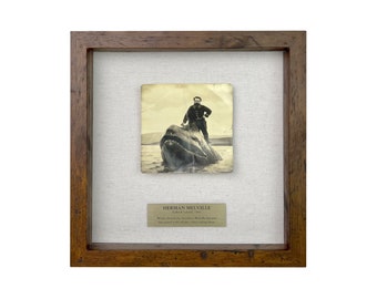 Fake, Framed Artifact of Herman Melville's Moby Dick Inspiration