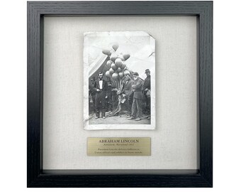 Abraham Lincoln Parody Photo | Fake Civil War Balloons Artifact | Funny History Gift Wall Art