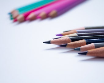 Stock Photography/Stock Image/Art Supplies/Color Pencils/Full Res File/Digital Download