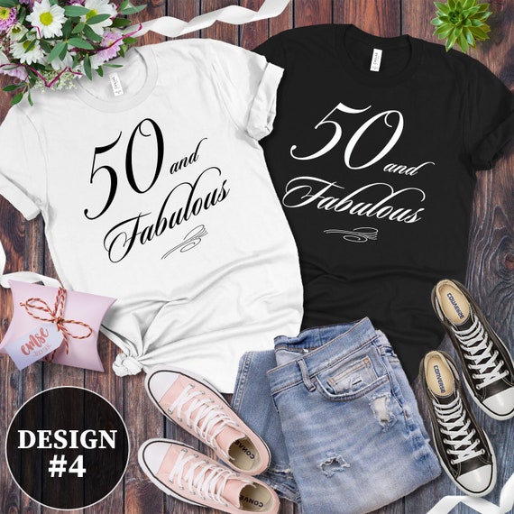 fabulous fifty t shirt