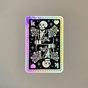 The Killer of Hearts Holographic Sticker