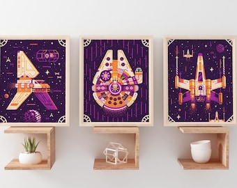 Posters sérigraphiés Star Wars