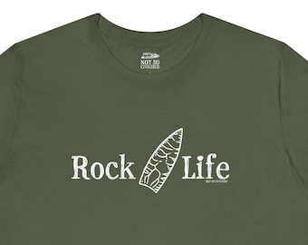 Rock Life Arrowhead Tee / Not So Civilized / Flint Knapper Gift