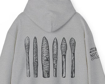 Choose Your Weapon Hoodie / Not So Civilized / Flint Knapper Gift