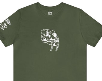 Sabertooth Skull Tee / Not So Civilized / Archaeology Gift