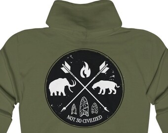 Not So Civilized Lithics Hoodie / Not So Civilized / Flint Knapper Gift