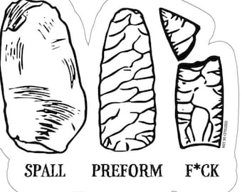Spall - Preform - F*ck Sticker