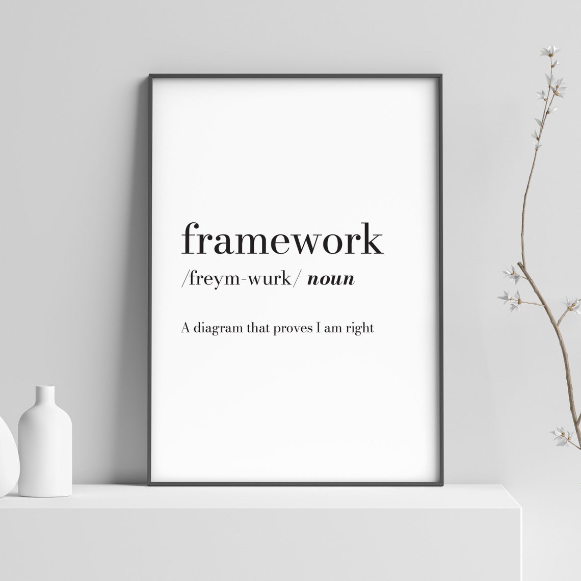 Designer Slang Framework Dictionary Funny Etsy