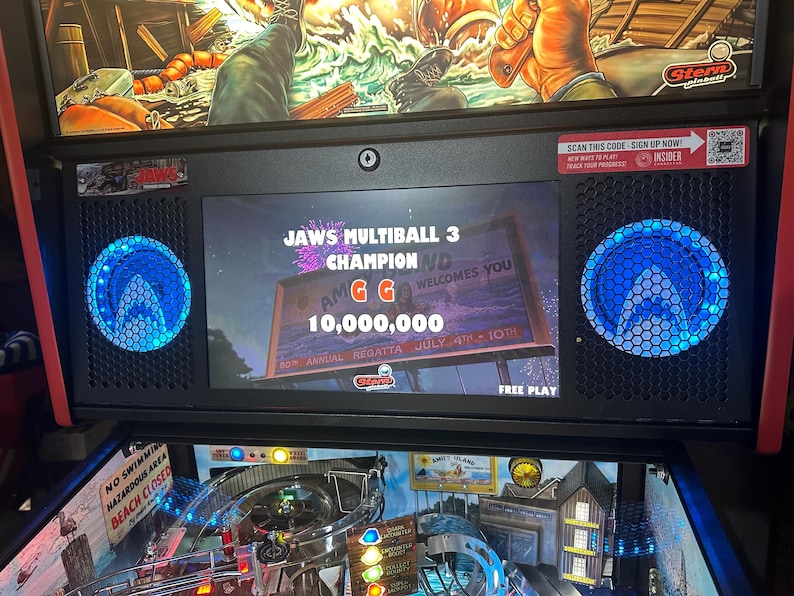 Jaws Pinball Machine LED Light Diffuser, 3D Printed - Etsy