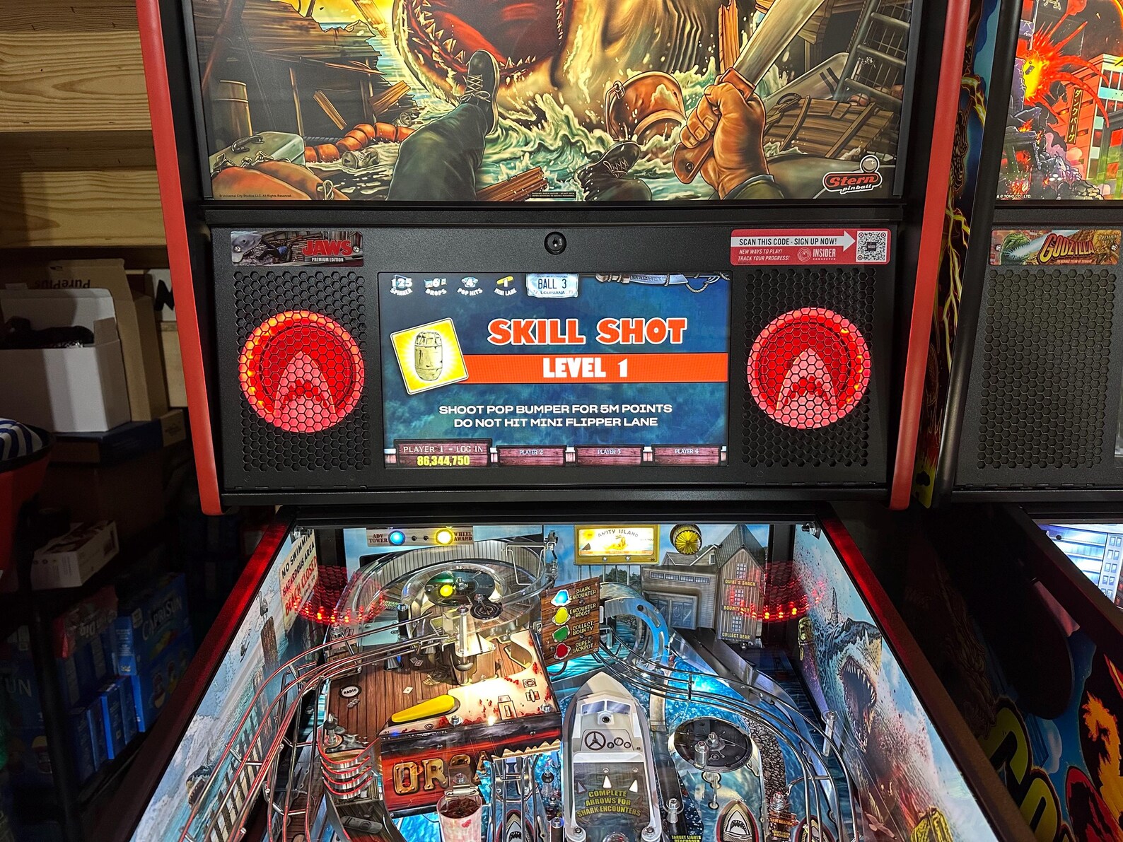 Jaws Pinball Machine LED Light Diffuser, 3D Printed - Etsy