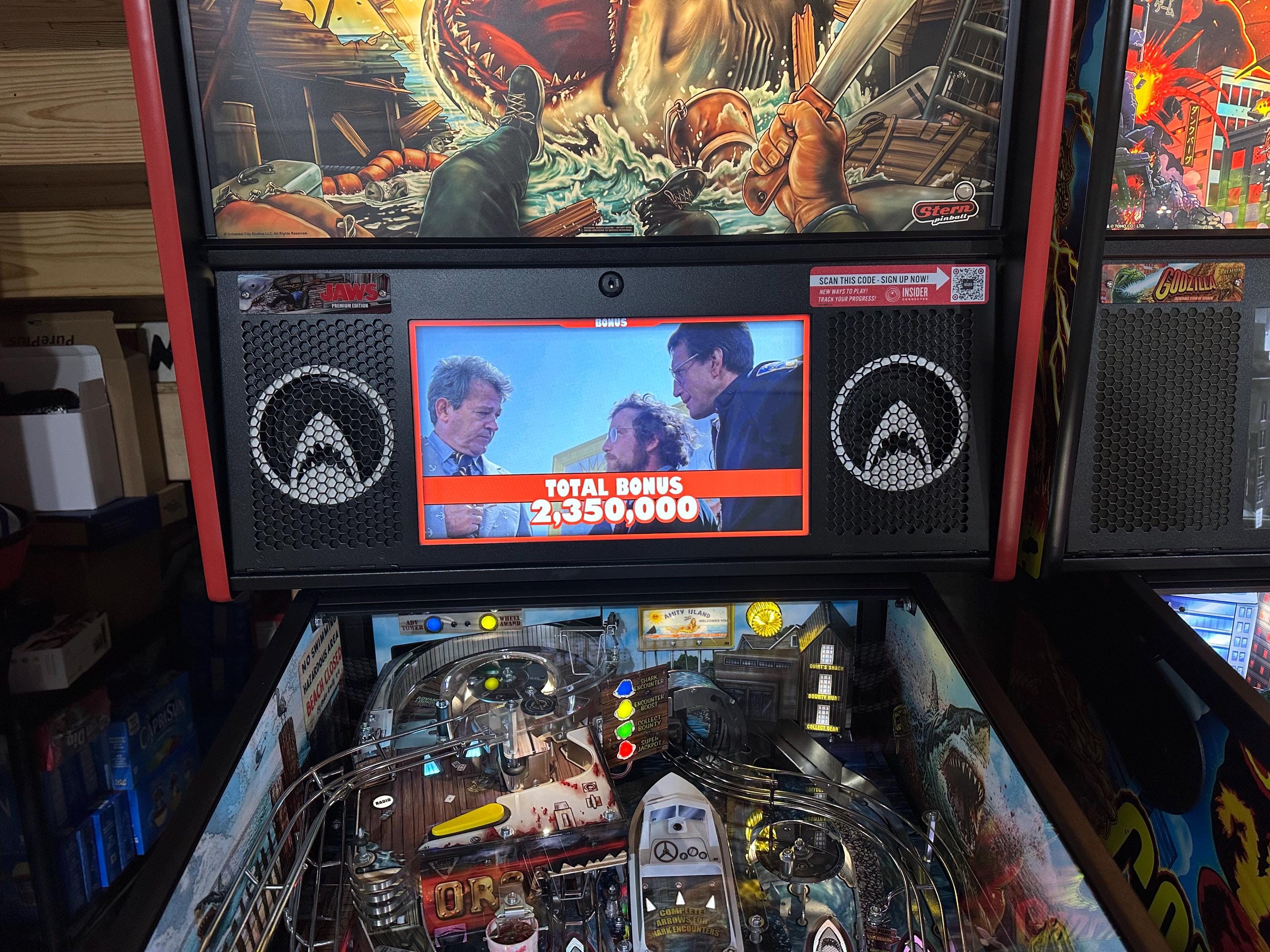 Jaws Pinball Machine LED Light Diffuser, 3D Printed - Etsy