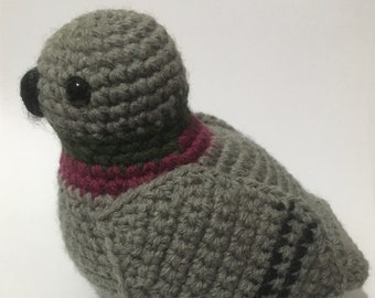 Pigeon crochet pattern | US and UK terms