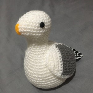 Seagull Crochet Pattern (PDF) - US and UK terms