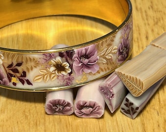 Zucker und Gewürz Farbe Pfingstrose Blumen Armreif