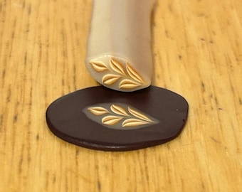 Raw Polymer Clay Leaf Branch Cane