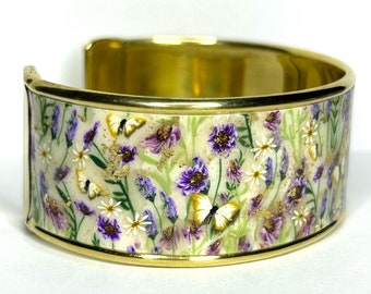 Schmetterlingsfeld Manschettenarmband