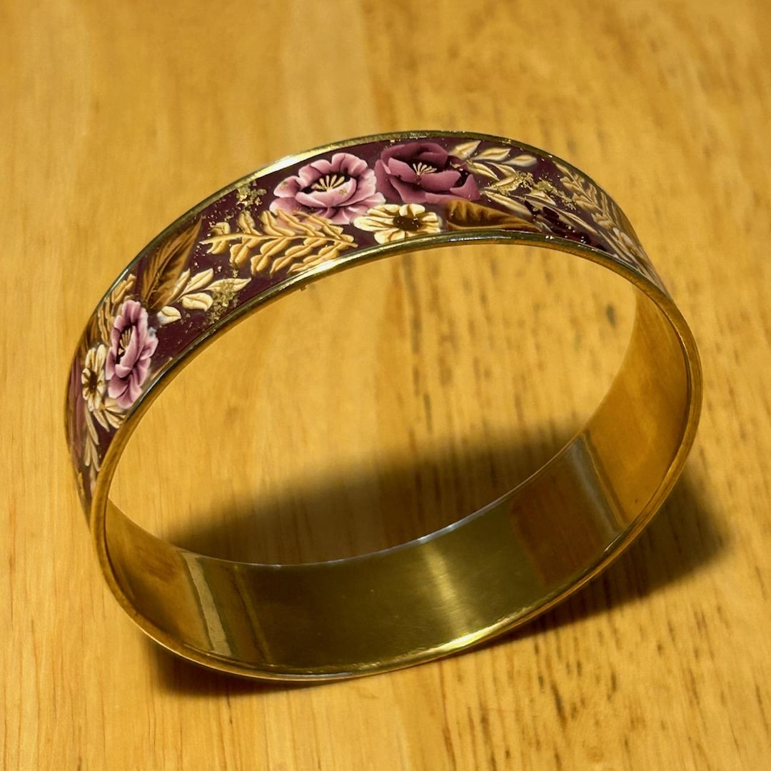 Peony Bangle - Etsy