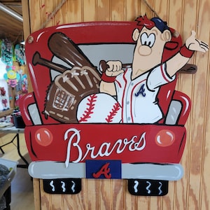 Atlanta Braves Blooper Baseball Truck