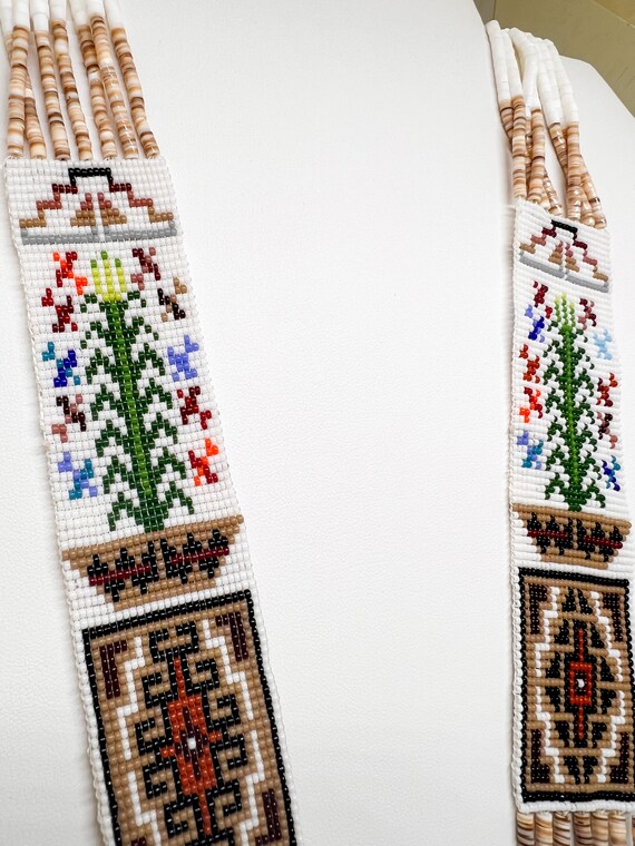 Beautiful multi-coloured beaded Long Native Ameri… - image 4