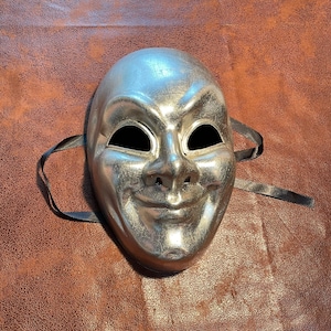 Silver leaf Venetian Jester