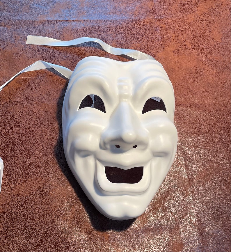 Comedy and Tragedy Masks Etsy