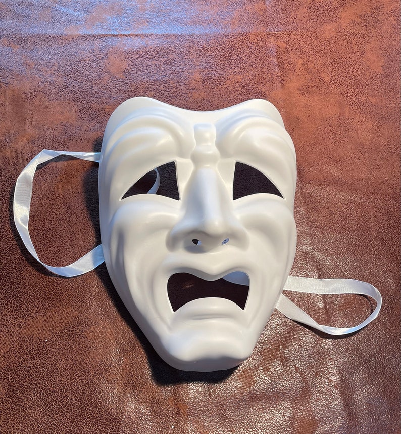Comedy and Tragedy Masks Etsy