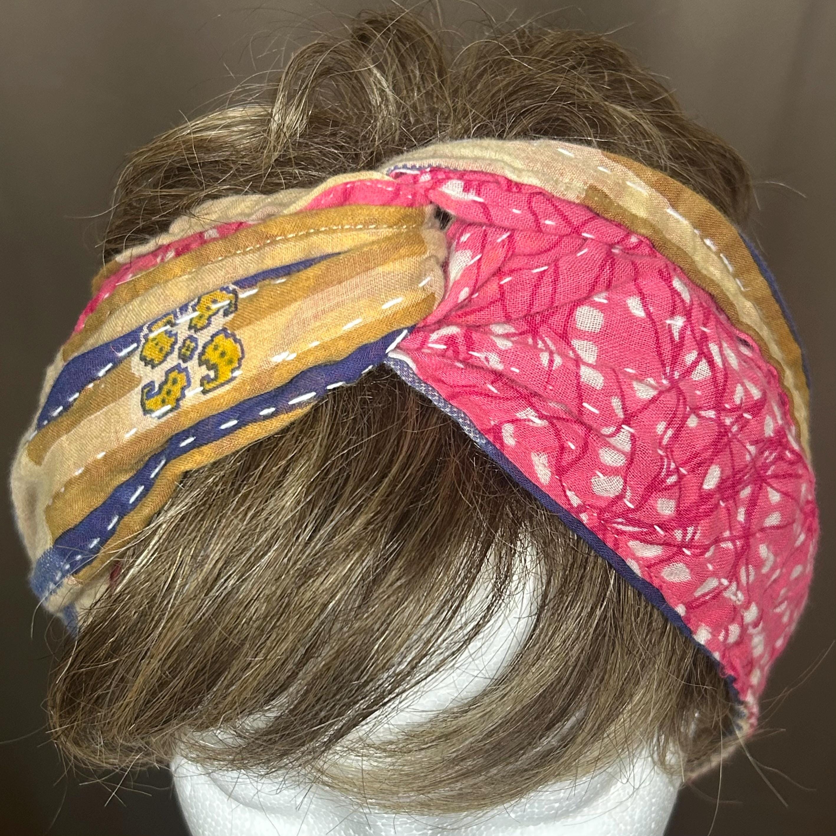 Kantha Head Wrap - Etsy display picture 1