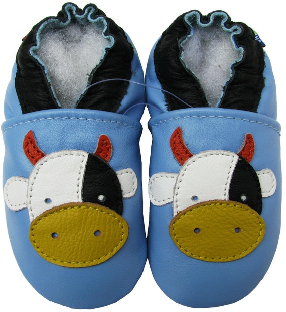 carozoo train black 3-4y new soft sole leather baby shoes