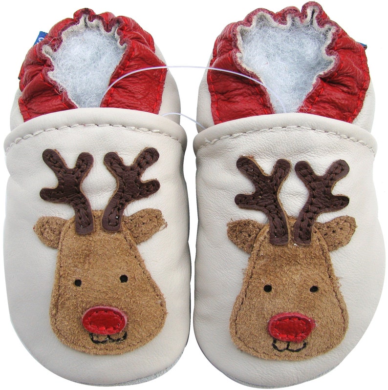 Carozoo Christmas 0-6M up to 8 YRS Soft Sole Leather Baby Kids Toddlers Shoes Carozoo Christmas 0-6M up to 8 YRS Soft Sole Leather Baby Kids Toddlers Shoes