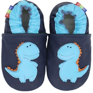 BEST SELLERS Carozoo Baby Soft Sole Baby Kid Indoor Leather Shoes slippers socks booty girl boy cuir leather stegosaurus