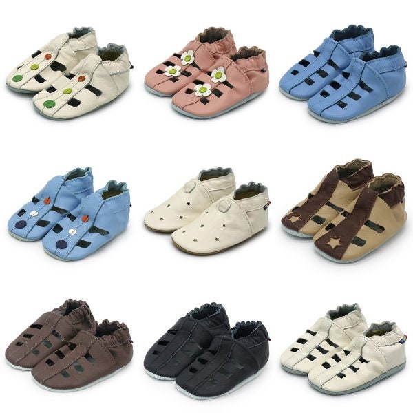 Carozoo Soft Sole leather baby shoes Girls Boys Sandals toddler kids Slippers