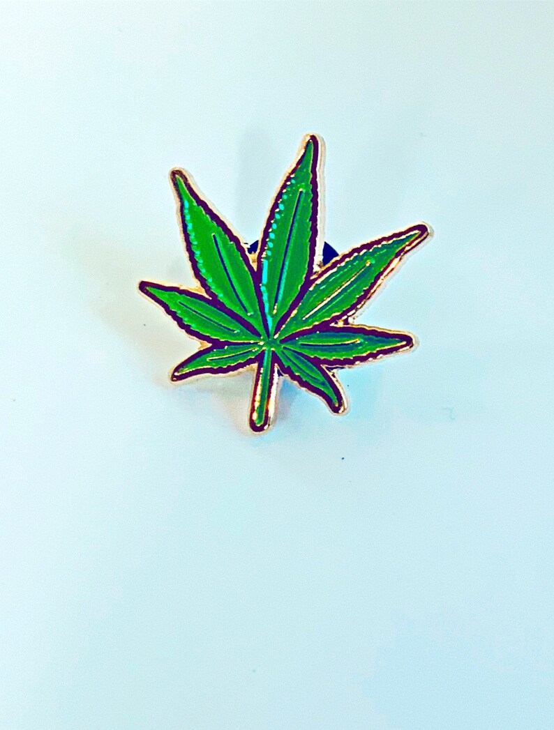 Marijuana Weed Leaf Enamel Pin Cannabis Lapel Pin Pot Pin Etsy