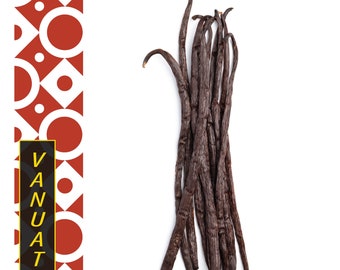 Vanuatu Gourmet Vanilla Beans - Grade  A | Native Vanilla
