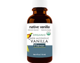 Organic Non Alcoholic Vanilla Flavor - 4 fl oz