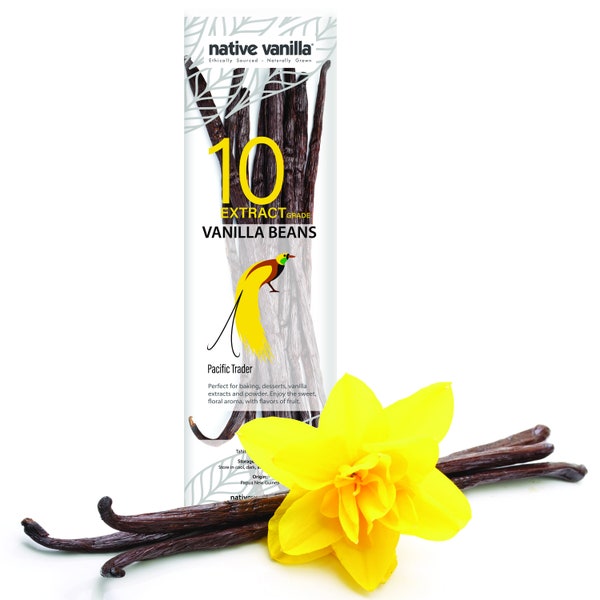 Tahitian Vanilla Beans - Grade  B | Native Vanilla