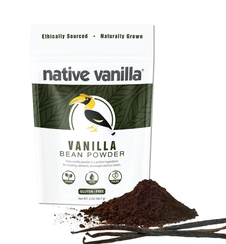 Vanilla Bean Powder  Pure Ground Vanilla Beans image 1