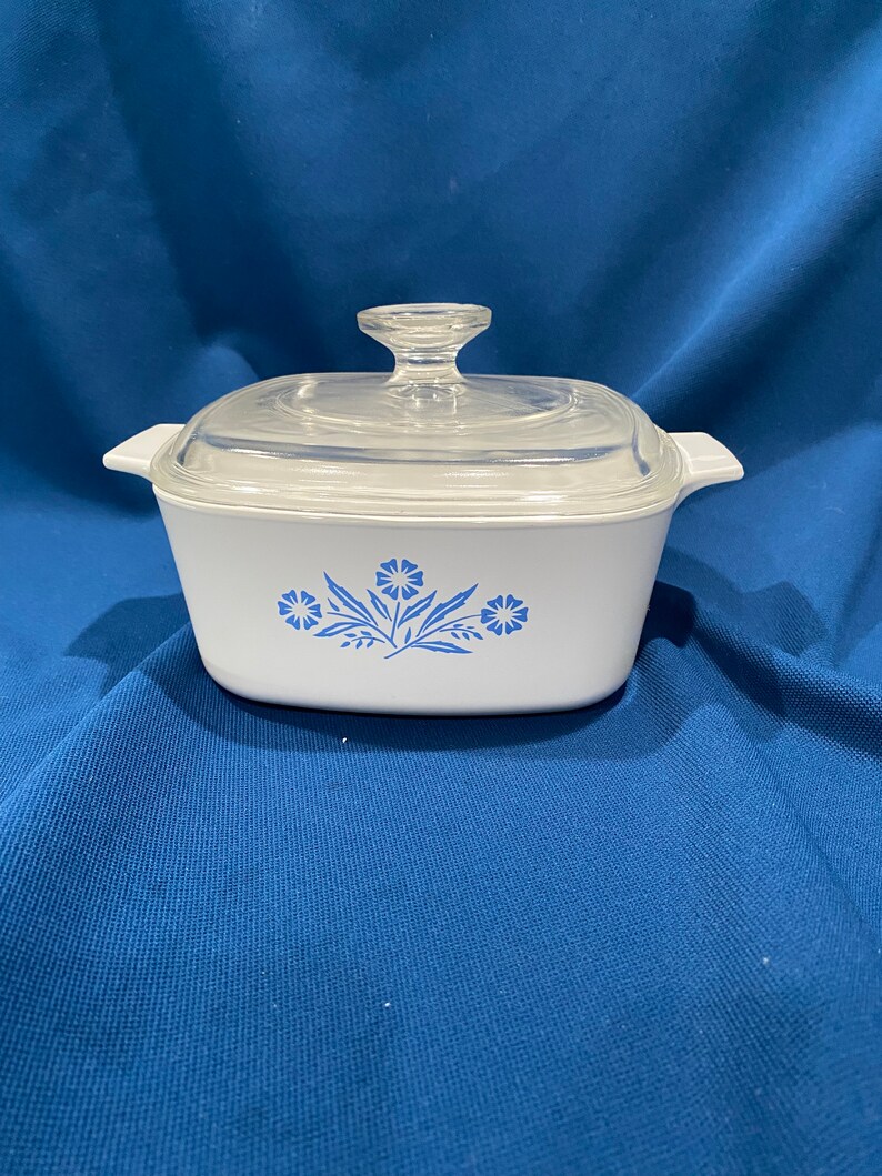 Vintage Blue Cornflower Corning Ware Set With Lidsvintage Corning Ware