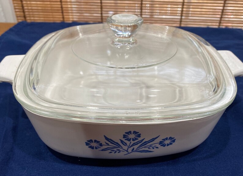 Vintage Blue Cornflower Corning Ware Set With Lidsvintage Corning Ware