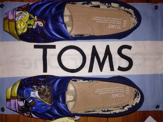 Beauty the Beast Toms Shoes Etsy