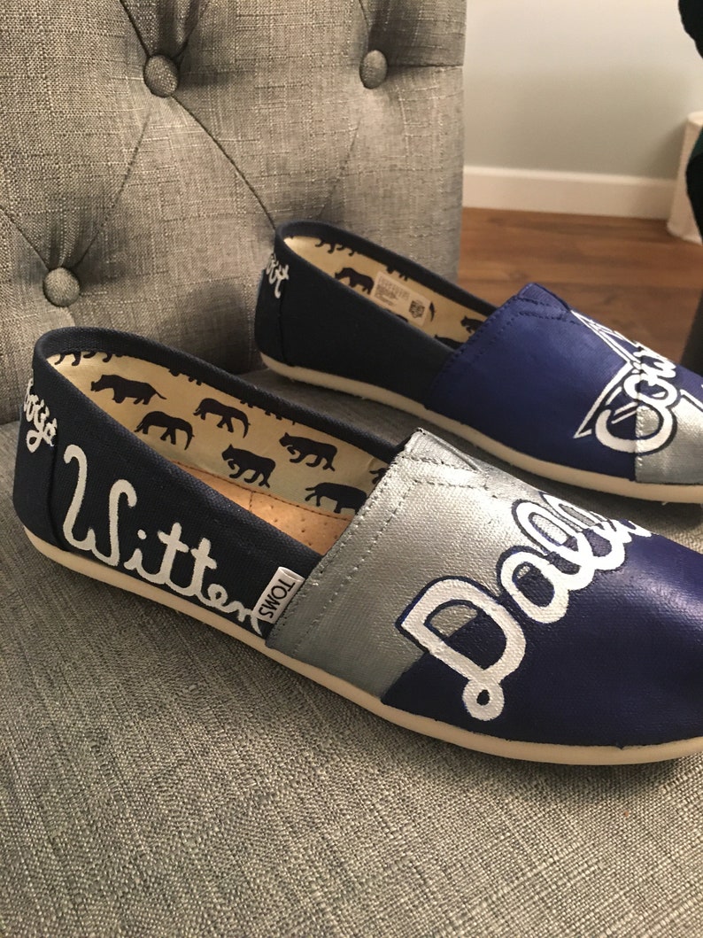 Dallas Cowboys Hand-Painted Toms Shoes 