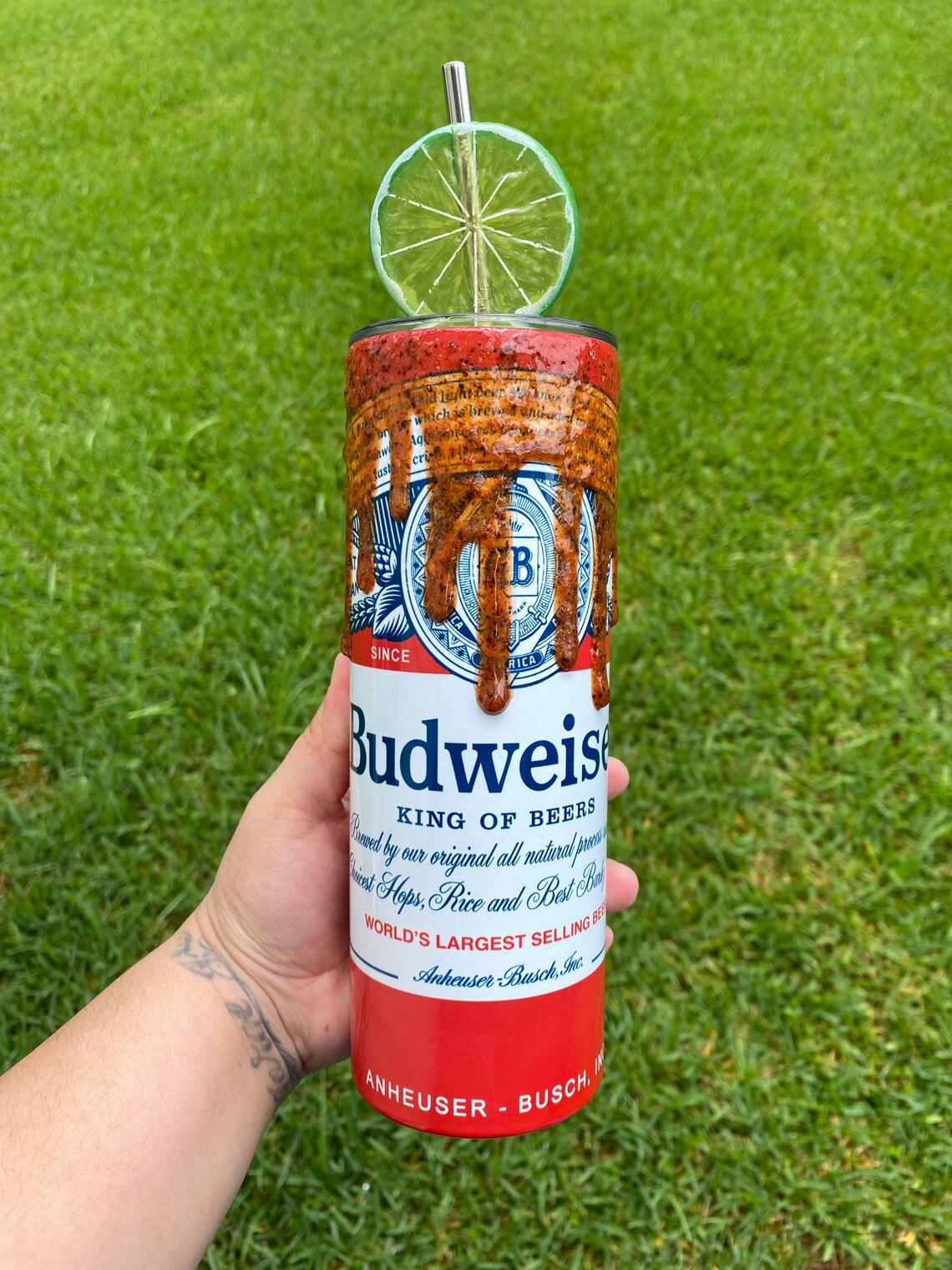 Chamoy Dip Beer Tajin Chamoy Rim Tumbler Beer Tumbler Etsy