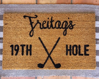 Golf Doormat Etsy