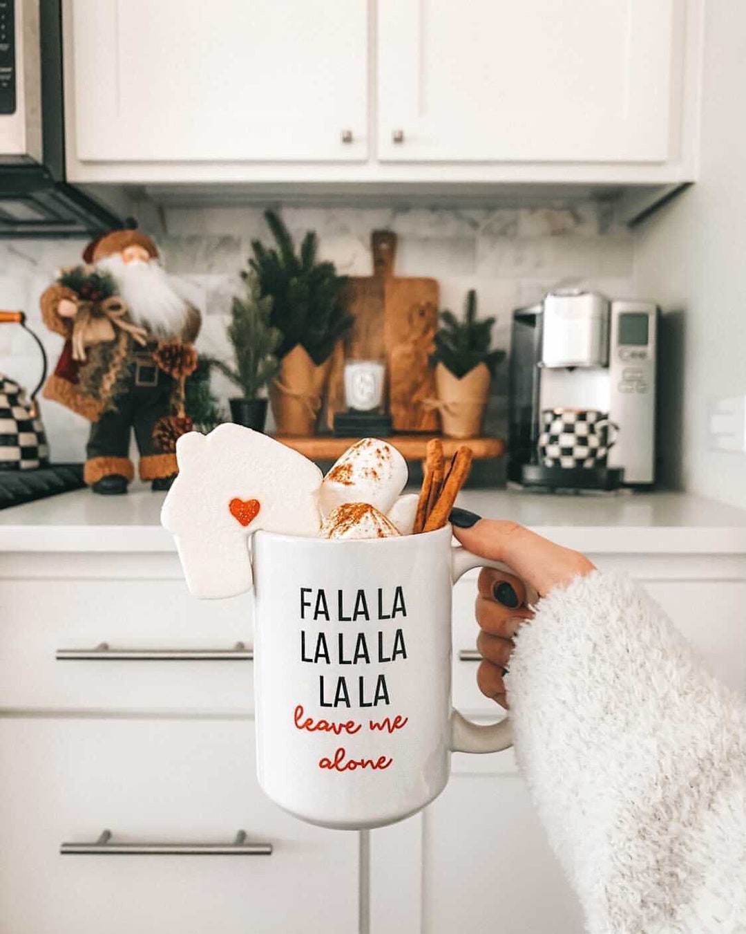Tazza Divertente "Leave Me Alone - Working With You Is Killing Me" | Ceramica | Adatta A Microonde | Regalo Ufficio Ironico