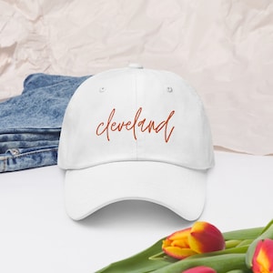 Cleveland Orange Script Dad hat, football season, cleveland browns