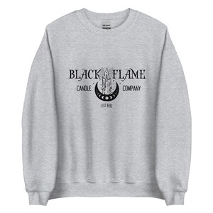 Black Flame Candle Company Sweatshirt, Halloween Shirt
