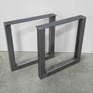 2"x2"  Modern Industrial U-Shape Steel Metal Table Legs