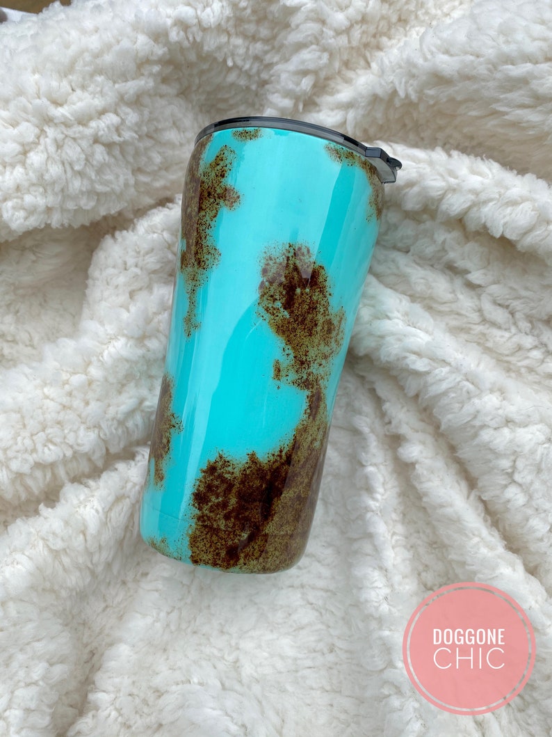 Ford Tumbler / Patina Rust Cup / Ford F100 / Rusty Tumbler / Etsy