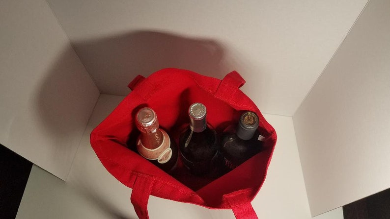 Hand Painted Red Belle Tote