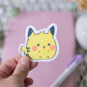 Chibi Pokemon stickers, Childhood Anime Cartoon Cute Animal Kawaii sti –  StormsStickers